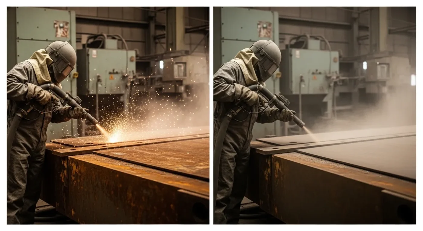 Metal Kumlama ile Pas Temizliği